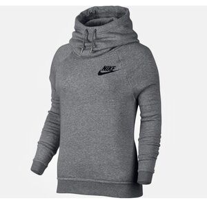 Nike Sportswear Rally Hoodie Ninja Hood Funnel Neck Swoosh 828601 Women’s XL